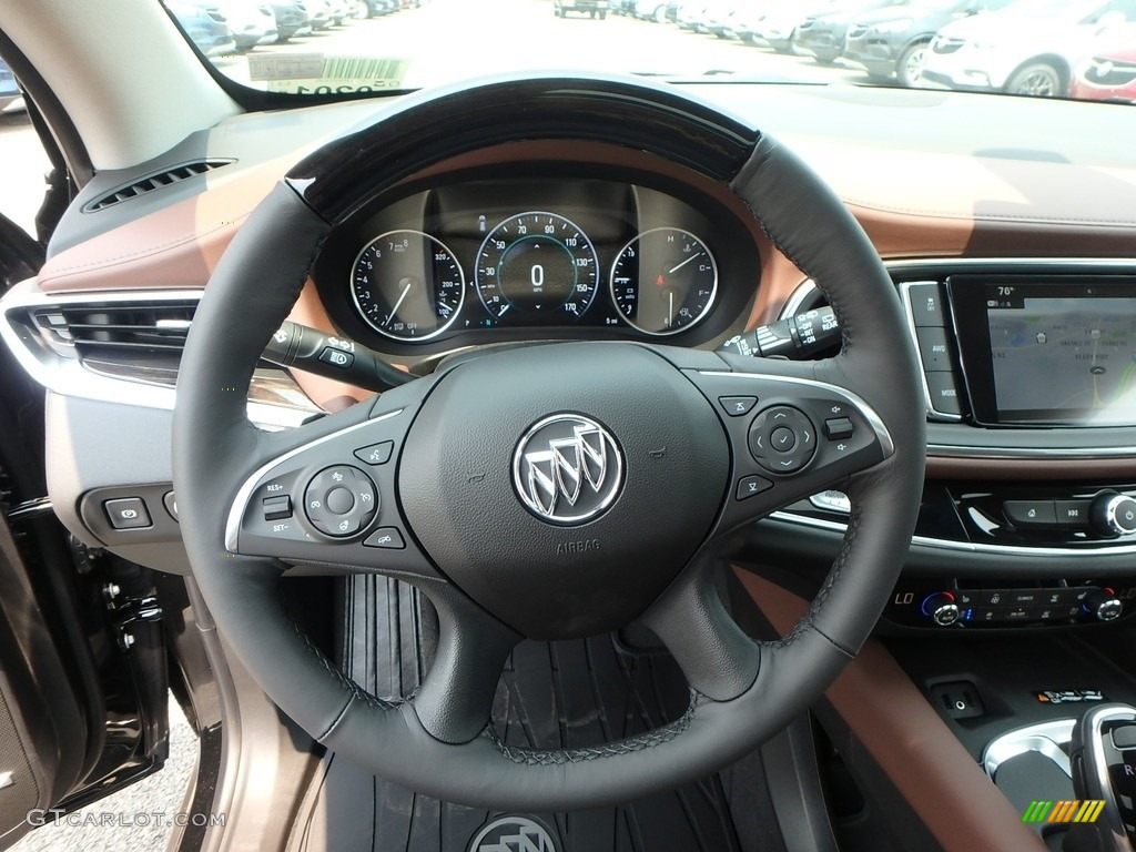 2019 Buick Enclave Avenir AWD Chestnut Steering Wheel Photo #133706640