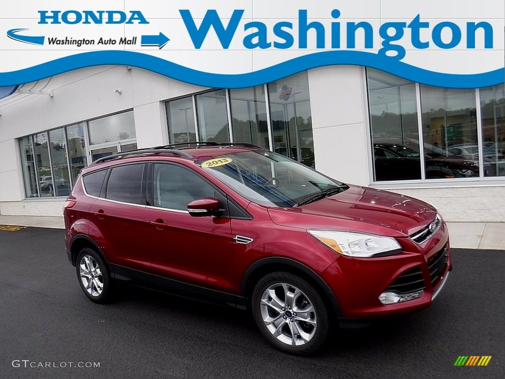 2013 Escape SEL 2.0L EcoBoost 4WD - Ruby Red Metallic / Charcoal Black photo #1