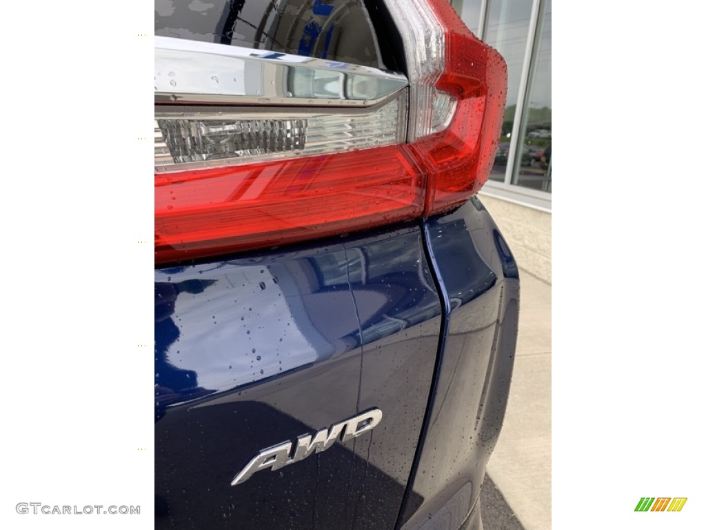 2019 CR-V EX AWD - Obsidian Blue Pearl / Gray photo #22
