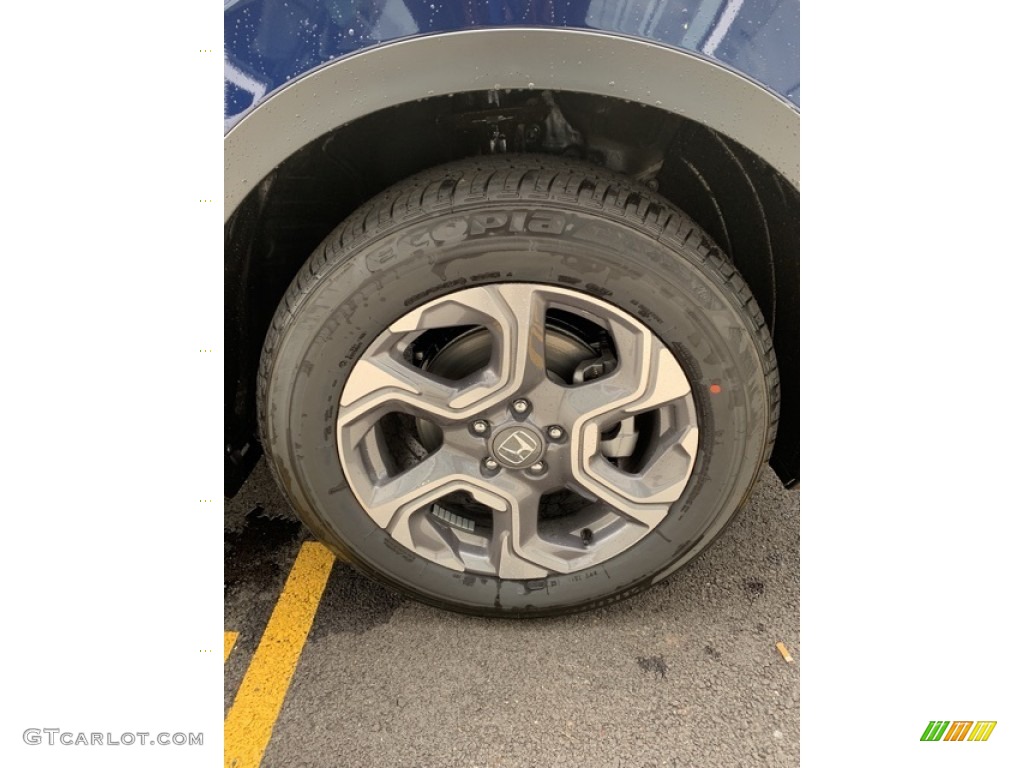 2019 CR-V EX AWD - Obsidian Blue Pearl / Gray photo #30