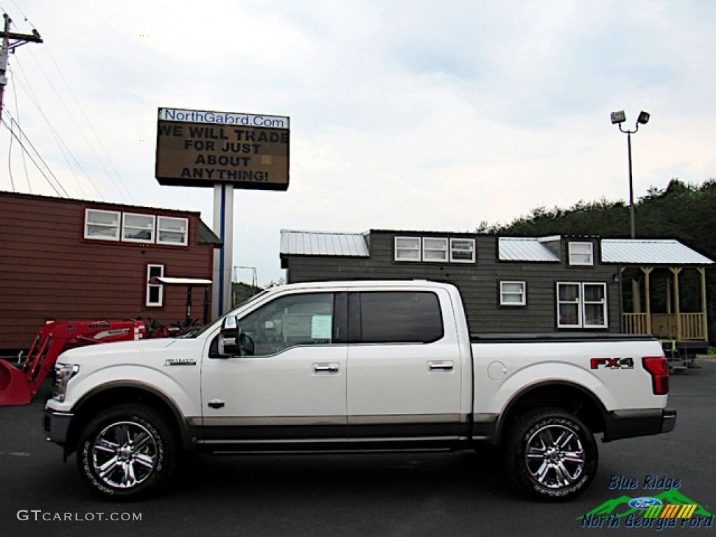 2019 F150 King Ranch SuperCrew 4x4 - White Platinum / King Ranch Kingsville/Java photo #2