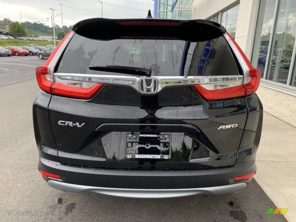 2019 CR-V EX-L AWD - Crystal Black Pearl / Gray photo #6