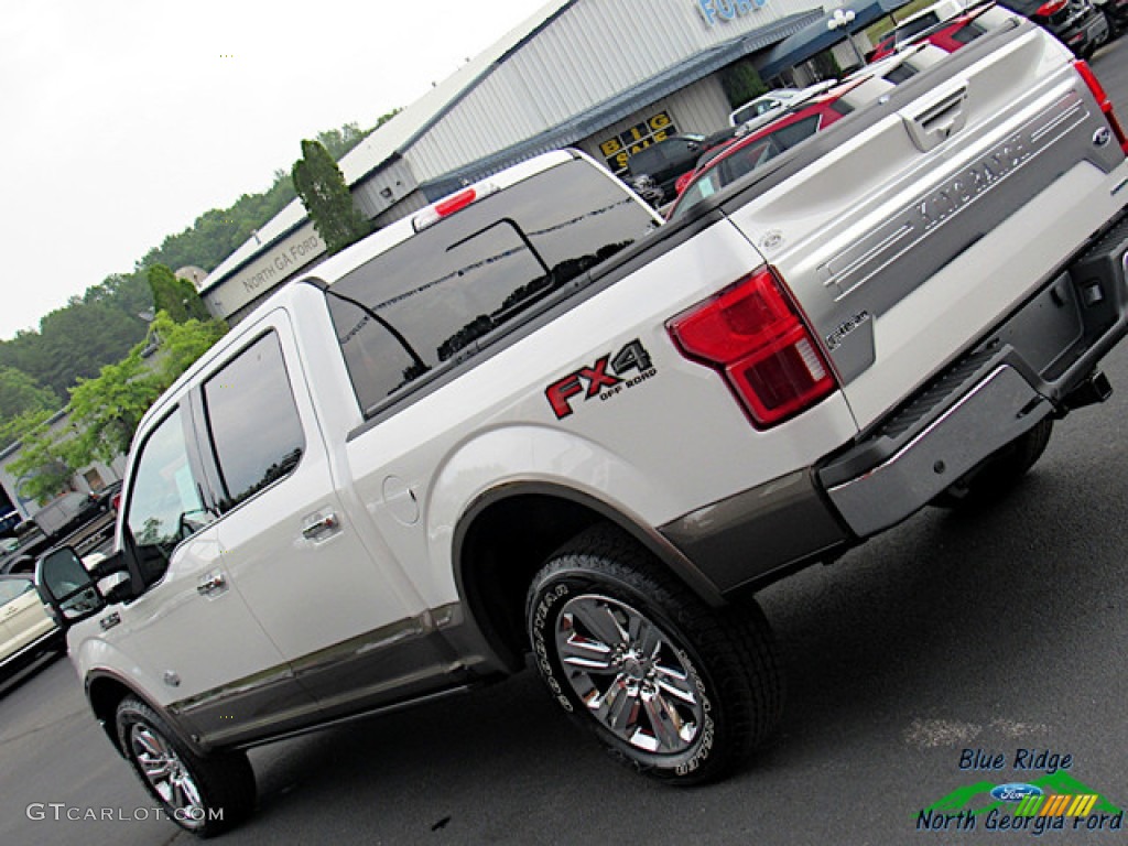 2019 F150 King Ranch SuperCrew 4x4 - White Platinum / King Ranch Kingsville/Java photo #37