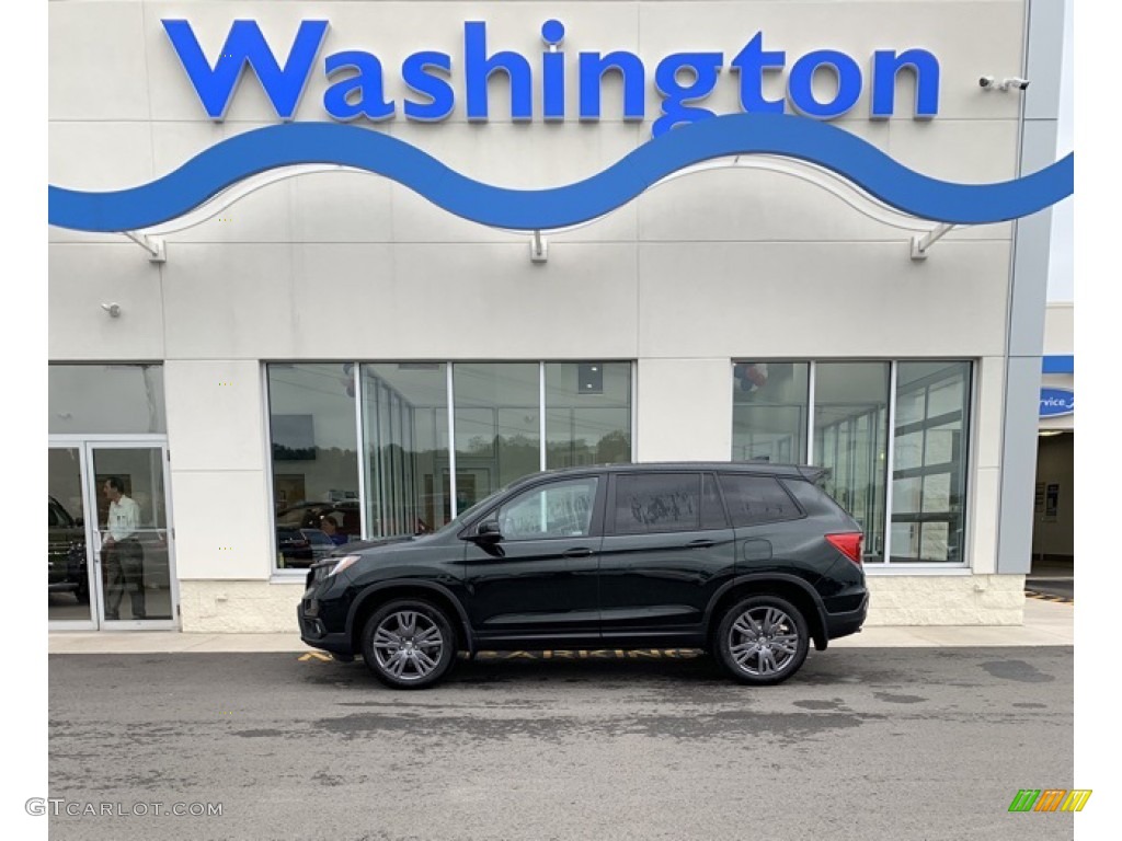 2019 Passport EX-L AWD - Crystal Black Pearl / Gray photo #1