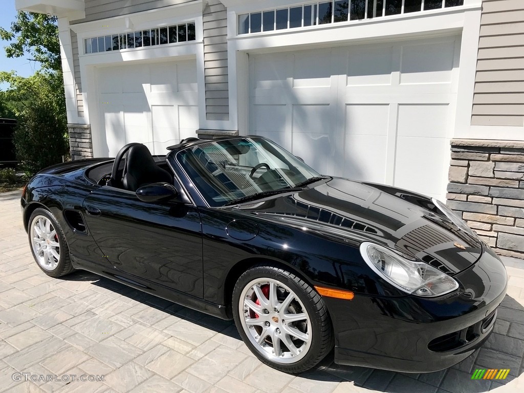2001 Boxster S - Black / Black photo #16