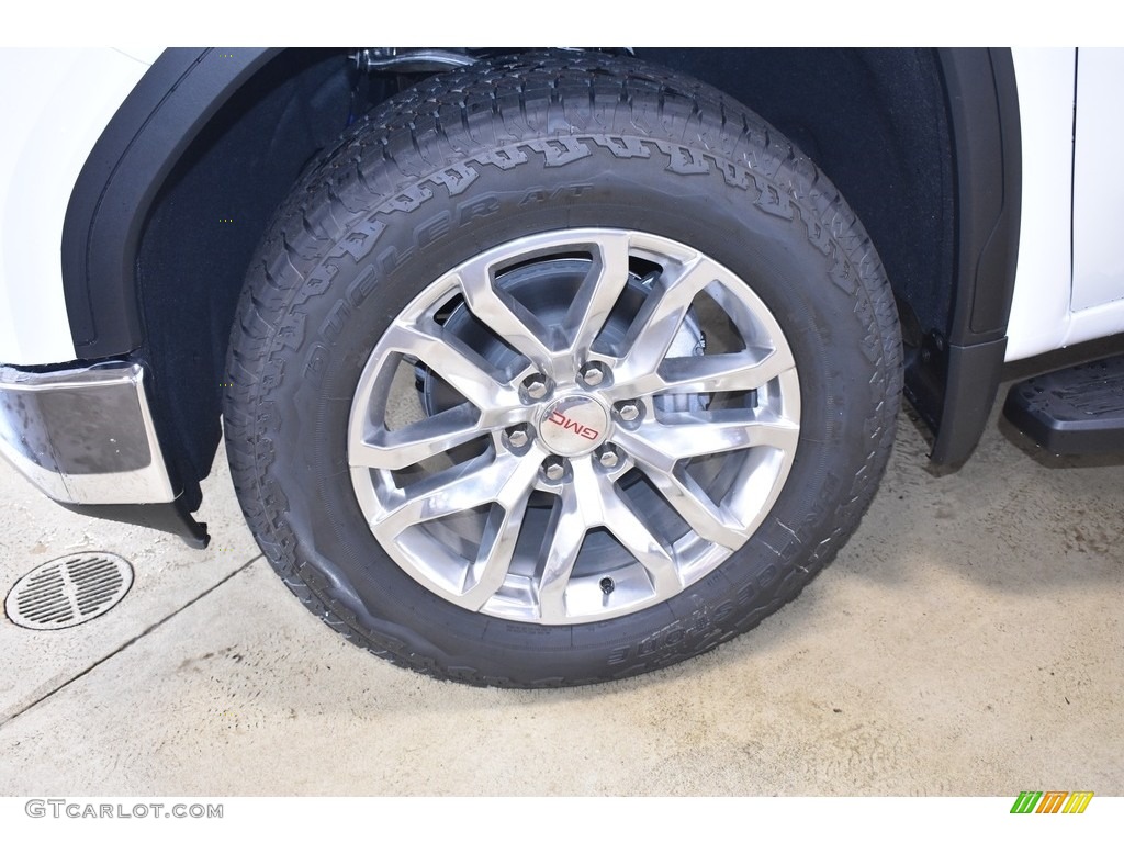2019 Sierra 1500 SLT Crew Cab 4WD - Summit White / Dark Walnut/­Slate photo #5
