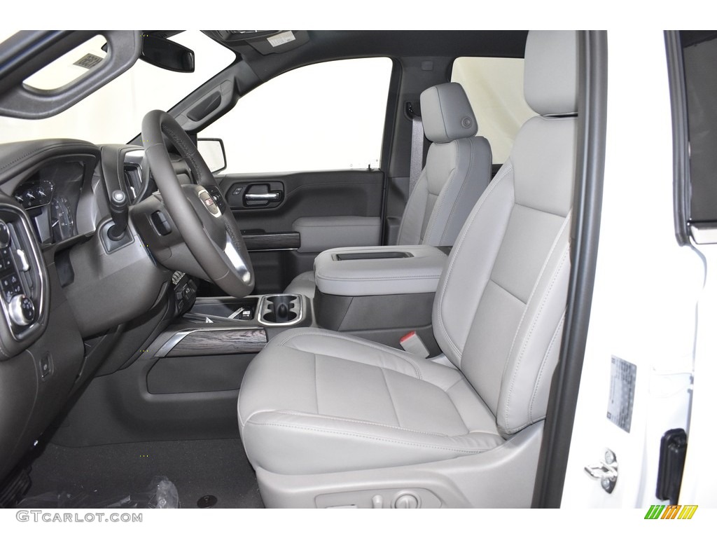 2019 Sierra 1500 SLT Crew Cab 4WD - Summit White / Dark Walnut/­Slate photo #6