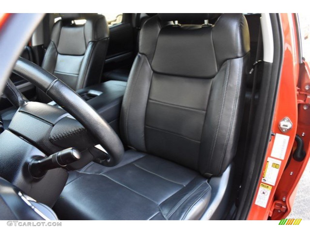 2017 Tundra Limited CrewMax 4x4 - Inferno Orange / Black photo #12