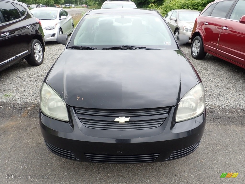 2009 Cobalt LS Coupe - Black / Gray photo #6