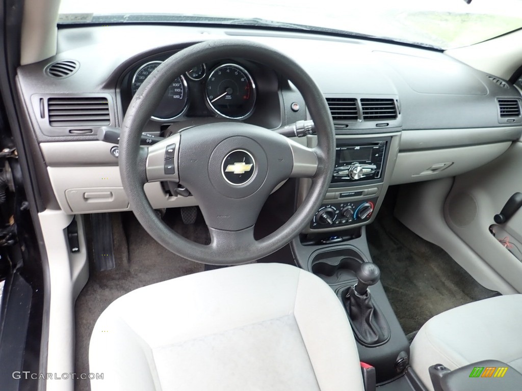 2009 Cobalt LS Coupe - Black / Gray photo #10