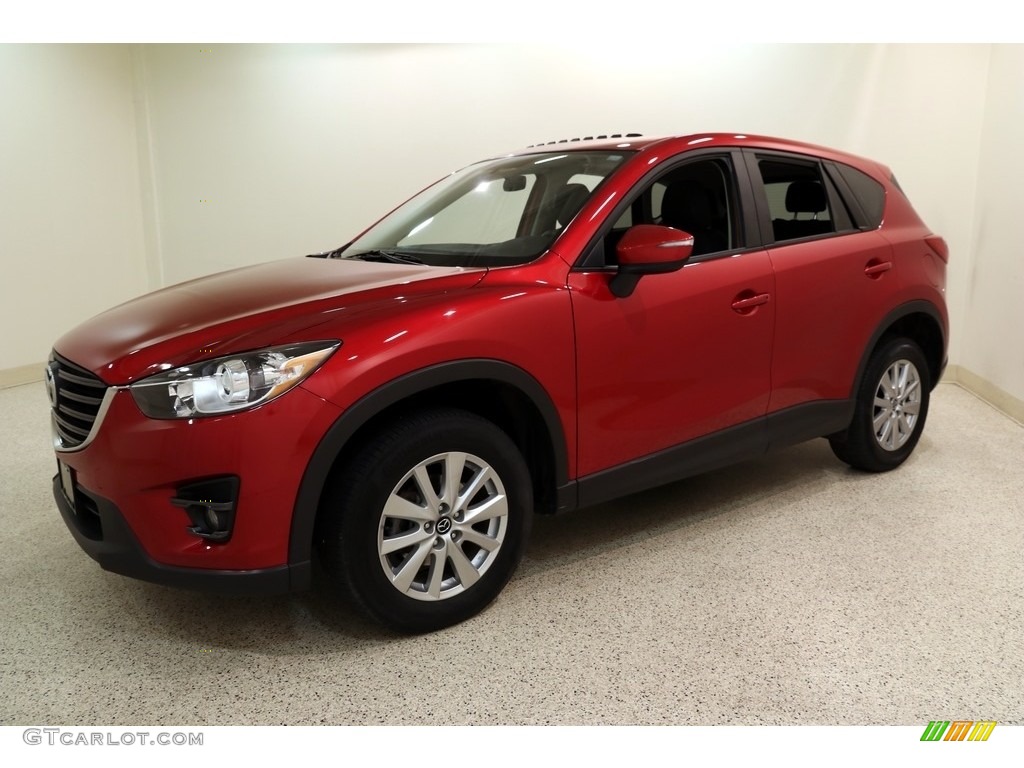 2016 CX-5 Touring AWD - Soul Red Metallic / Black photo #3