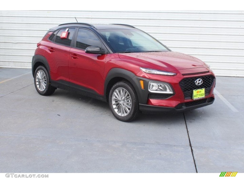 Pulse Red 2019 Hyundai Kona SEL Exterior Photo #133720025