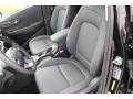 2019 Hyundai Kona Black Interior Front Seat Photo