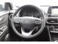 2019 Hyundai Kona Black Interior Steering Wheel Photo