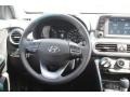 2019 Hyundai Kona Gray/Black Interior Steering Wheel Photo