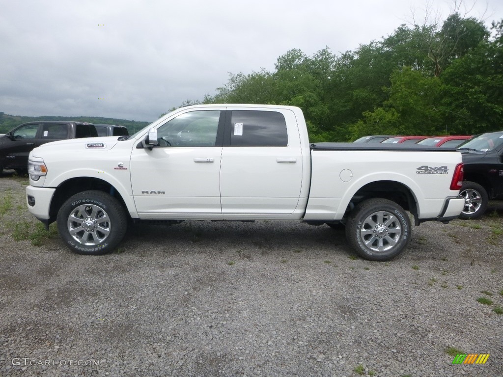 Bright White 2019 Ram 2500 Laramie Crew Cab 4x4 Exterior Photo #133722800