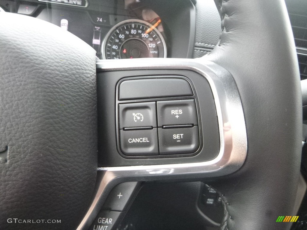 2019 Ram 2500 Laramie Crew Cab 4x4 Black Steering Wheel Photo #133723268