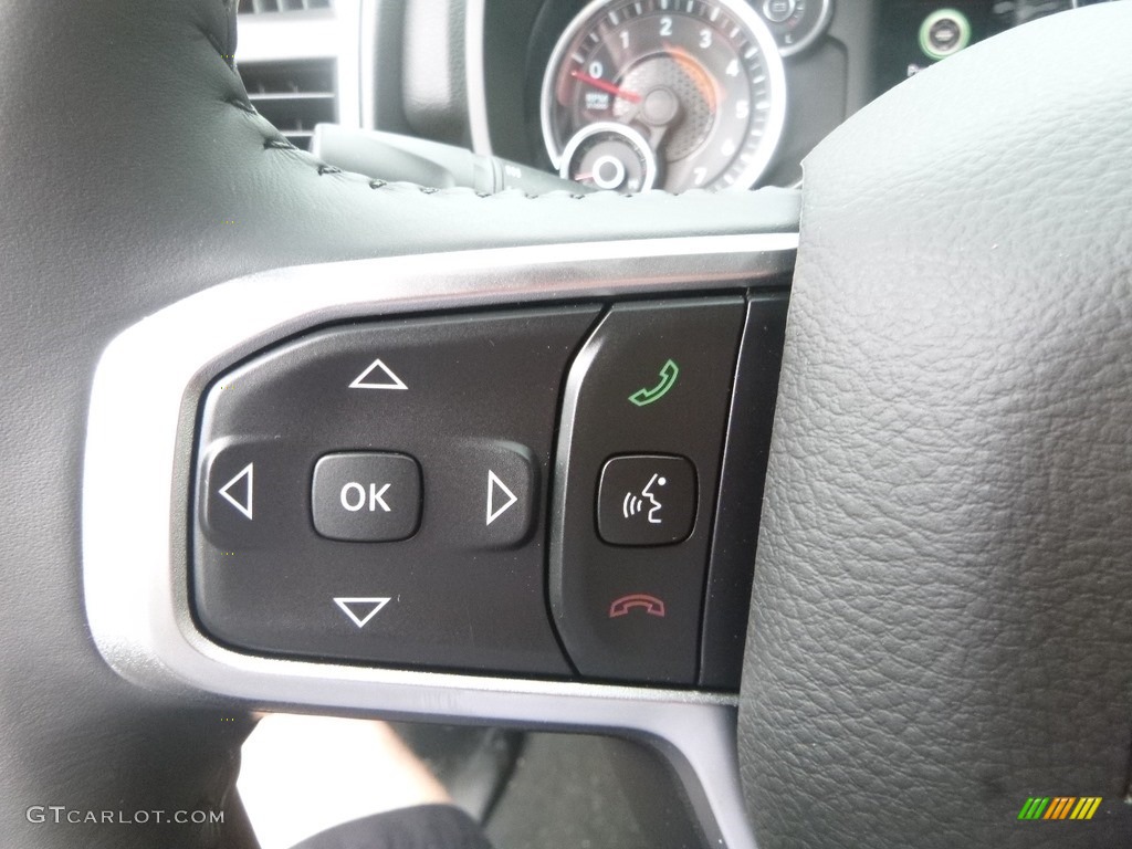 2019 Ram 1500 Big Horn Quad Cab 4x4 Black Steering Wheel Photo #133724363