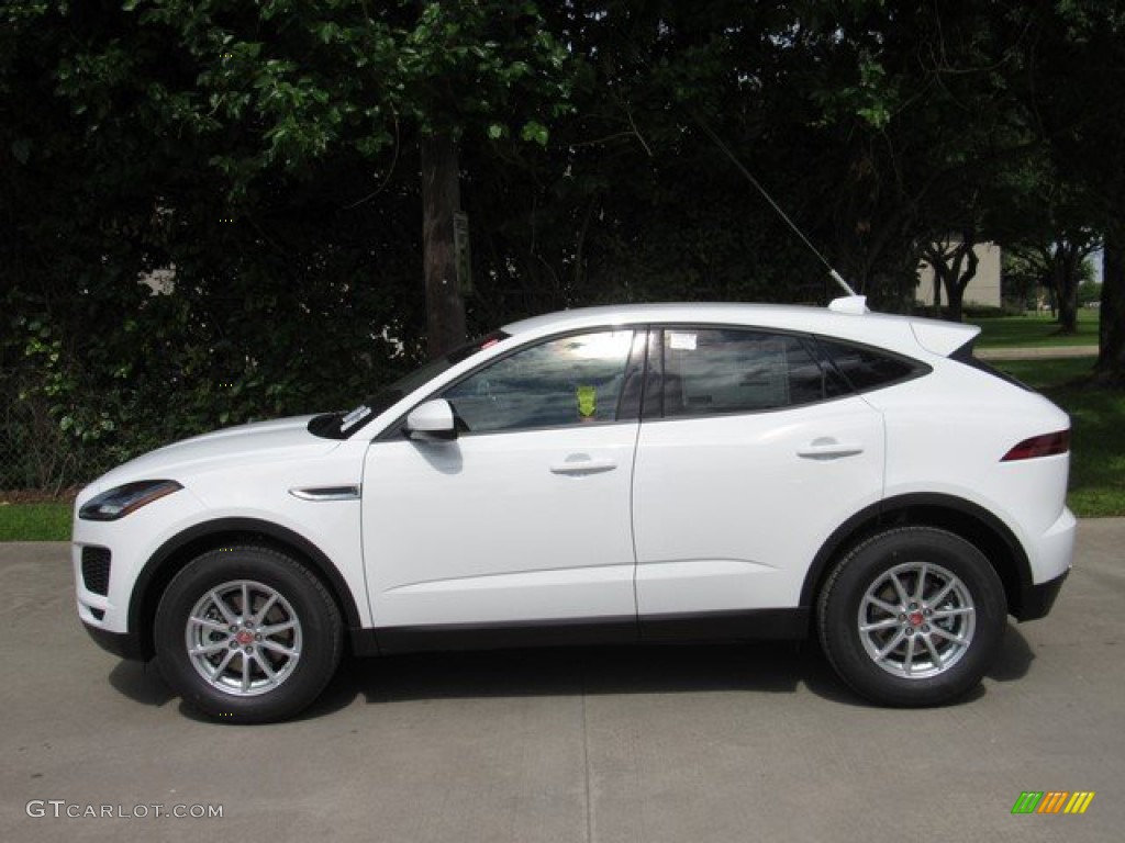 Fuji White 2019 Jaguar E-PACE Standard E-PACE Model Exterior Photo #133724399