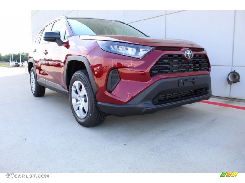 2019 RAV4 LE - Ruby Flare Pearl / Black photo #2