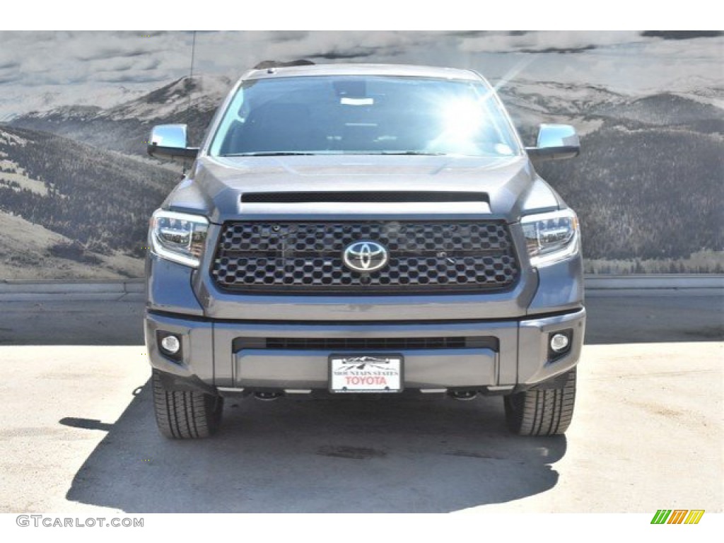 2019 Tundra Platinum CrewMax 4x4 - Magnetic Gray Metallic / Black photo #2