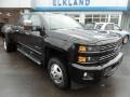 2019 Black Chevrolet Silverado 3500HD LTZ Crew Cab 4x4  photo #2