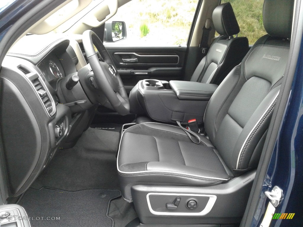 2019 1500 Laramie Crew Cab 4x4 - Patriot Blue Pearl / Black photo #10