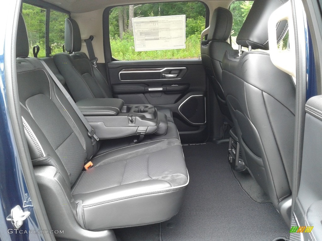 2019 1500 Laramie Crew Cab 4x4 - Patriot Blue Pearl / Black photo #14