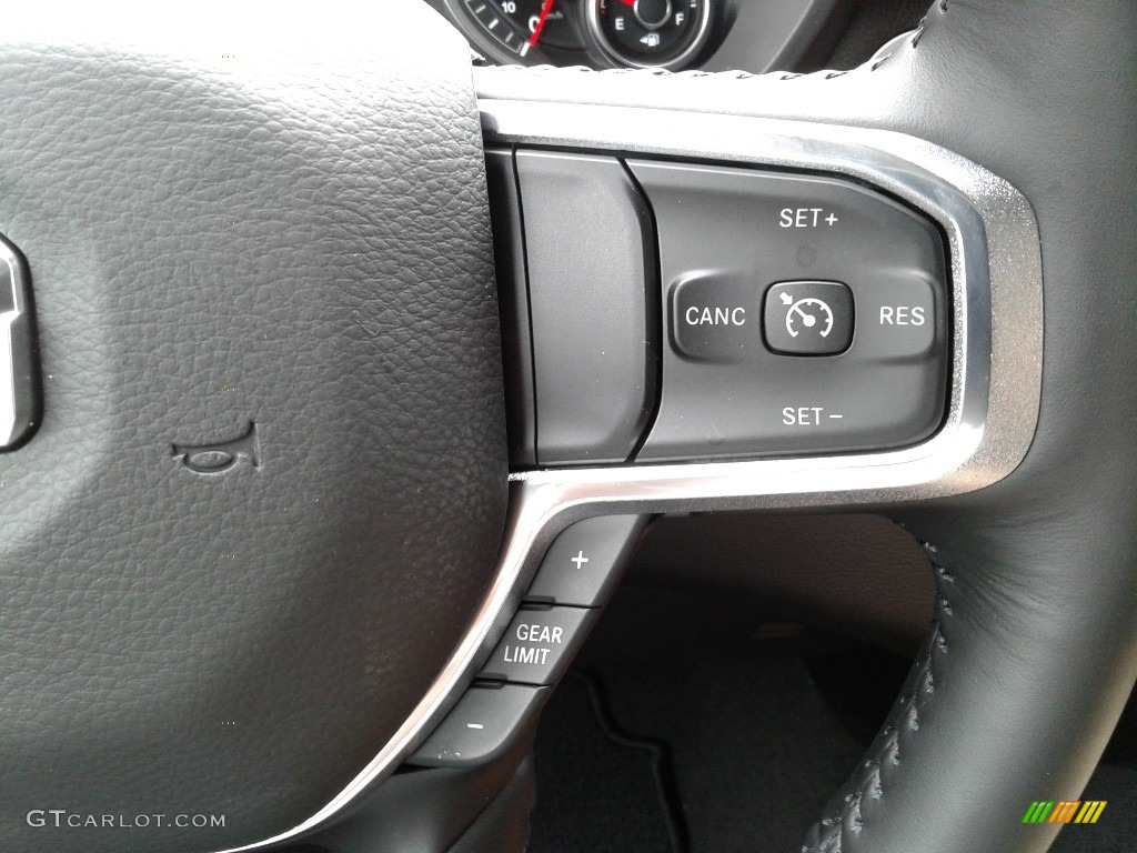2019 1500 Laramie Crew Cab 4x4 - Patriot Blue Pearl / Black photo #19