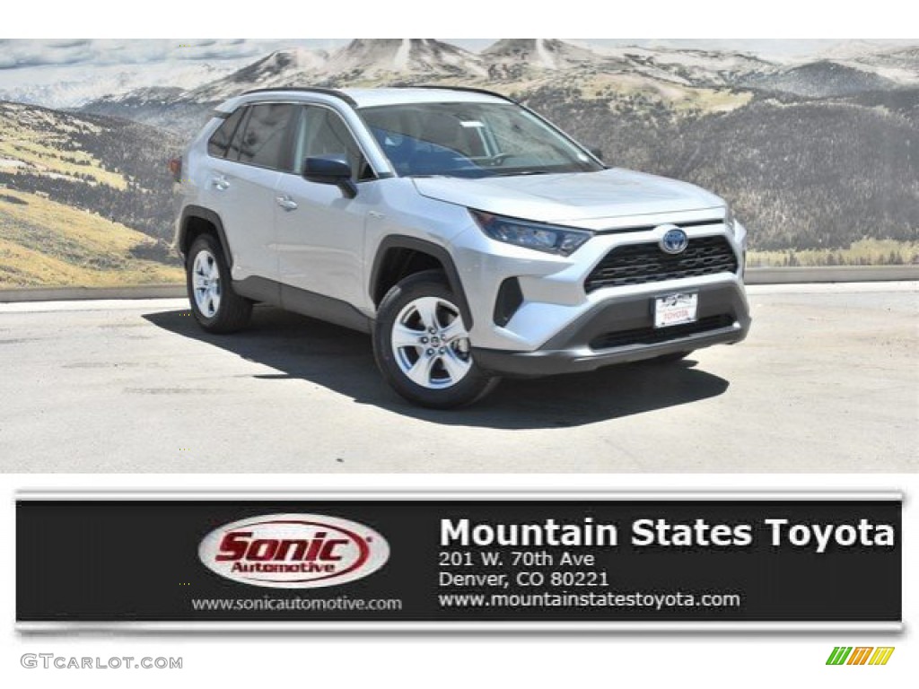 2019 RAV4 LE AWD Hybrid - Silver Sky Metallic / Black photo #1