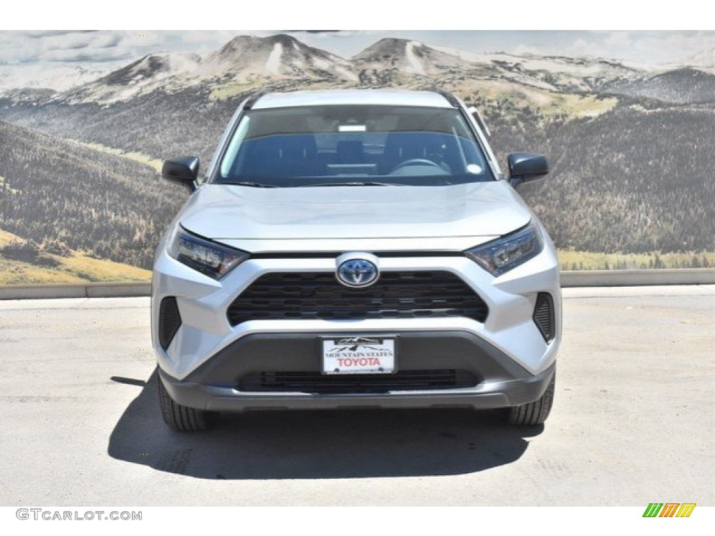 2019 RAV4 LE AWD Hybrid - Silver Sky Metallic / Black photo #2