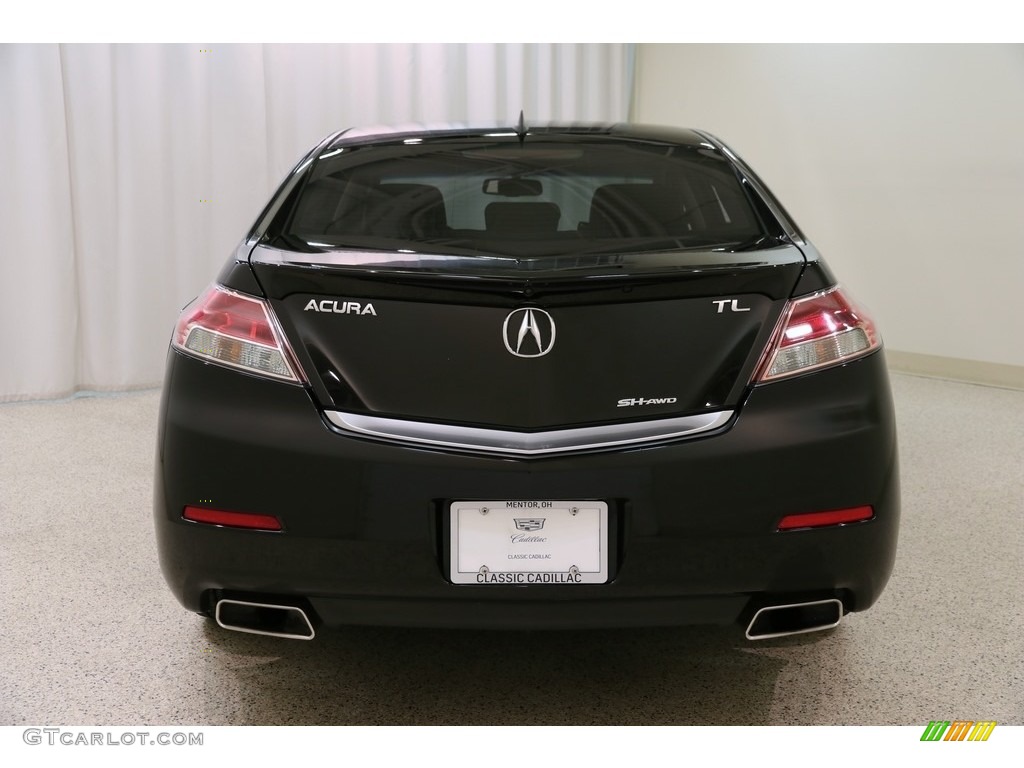 2012 TL 3.7 SH-AWD Technology - Crystal Black Pearl / Ebony photo #23