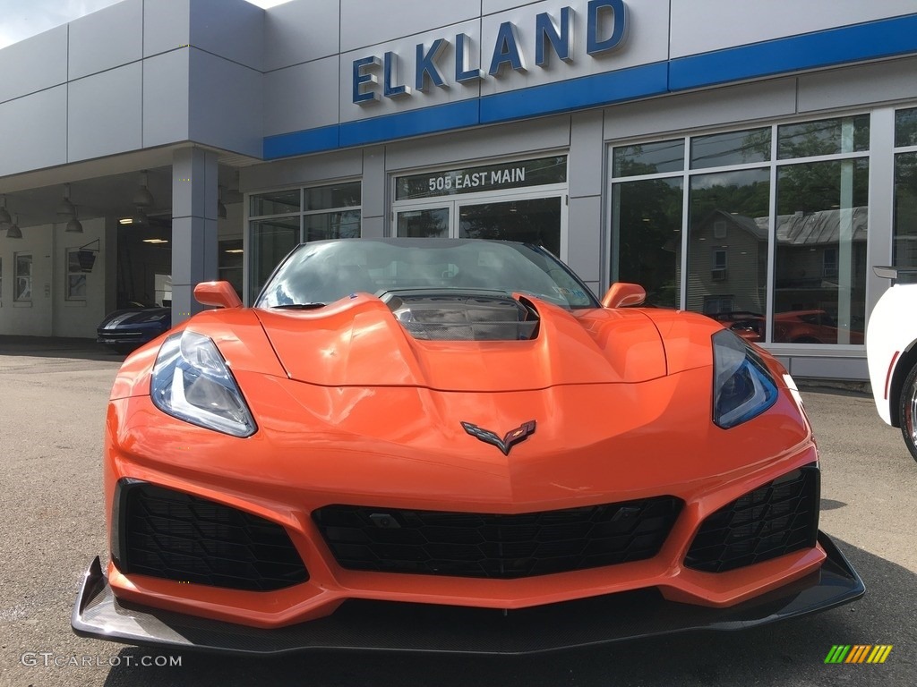 2019 Corvette ZR1 Coupe - Sebring Orange Tintcoat / Black photo #2