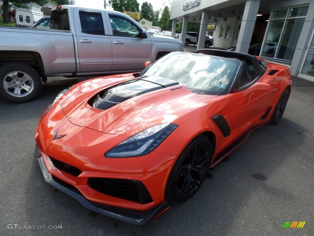 Sebring Orange Tintcoat 2019 Chevrolet Corvette ZR1 Coupe Exterior Photo #133727360