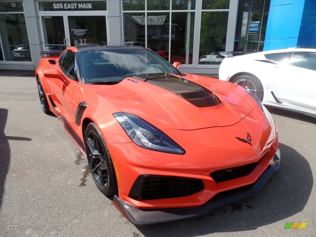 2019 Corvette ZR1 Coupe - Sebring Orange Tintcoat / Black photo #13