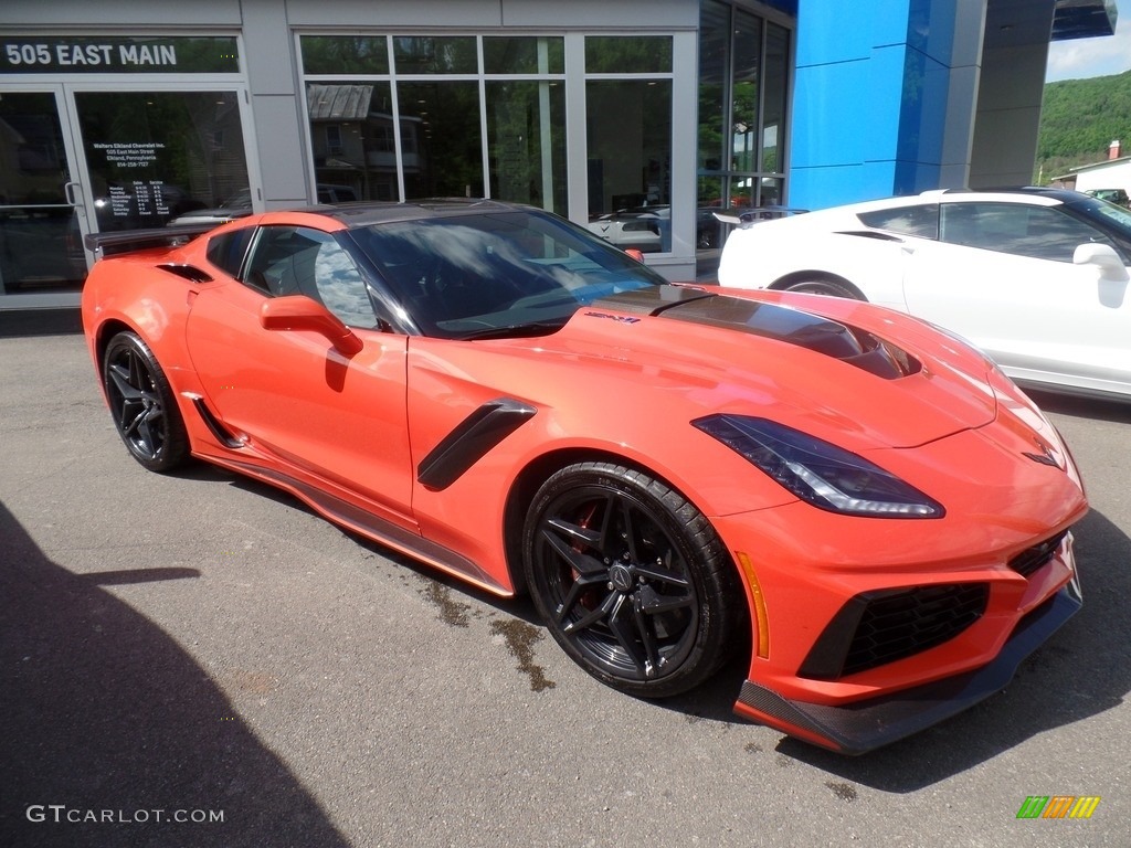Sebring Orange Tintcoat 2019 Chevrolet Corvette ZR1 Coupe Exterior Photo #133727573