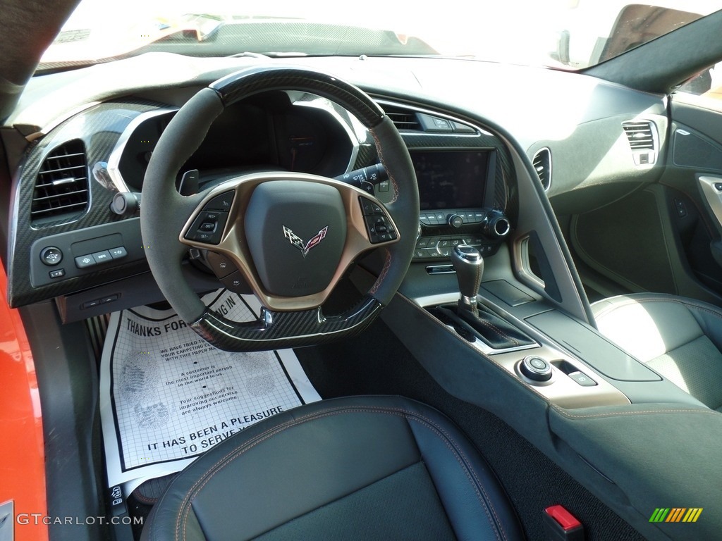 2019 Chevrolet Corvette ZR1 Coupe Black Dashboard Photo #133727996