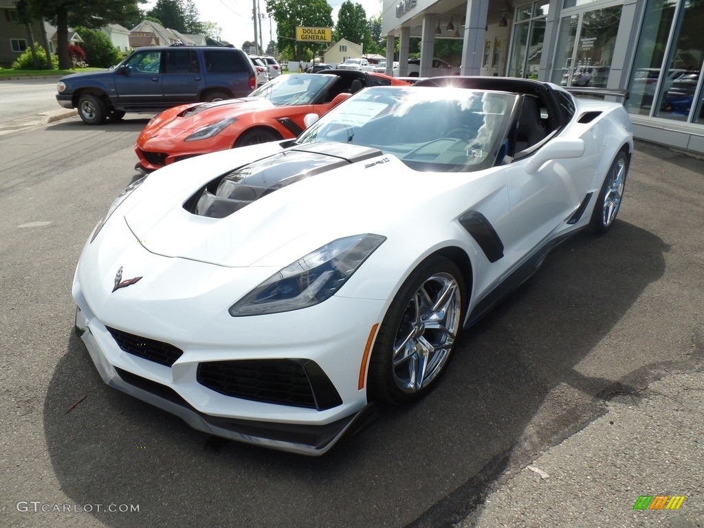 2019 Corvette ZR1 Coupe - Arctic White / Black photo #2