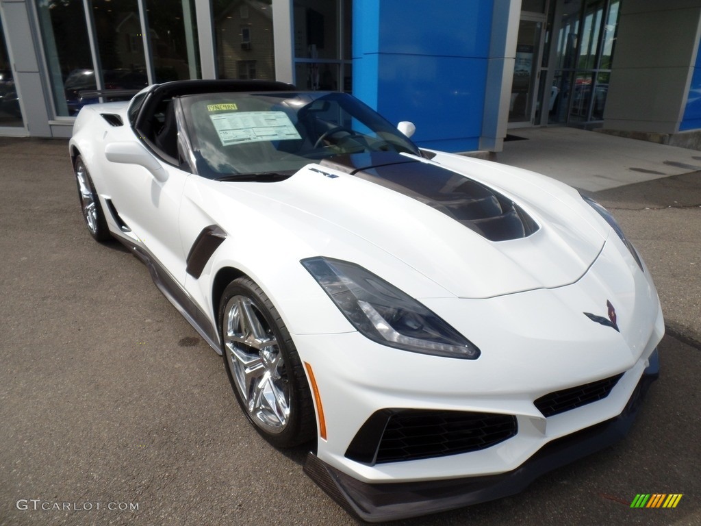 Arctic White 2019 Chevrolet Corvette ZR1 Coupe Exterior Photo #133728739