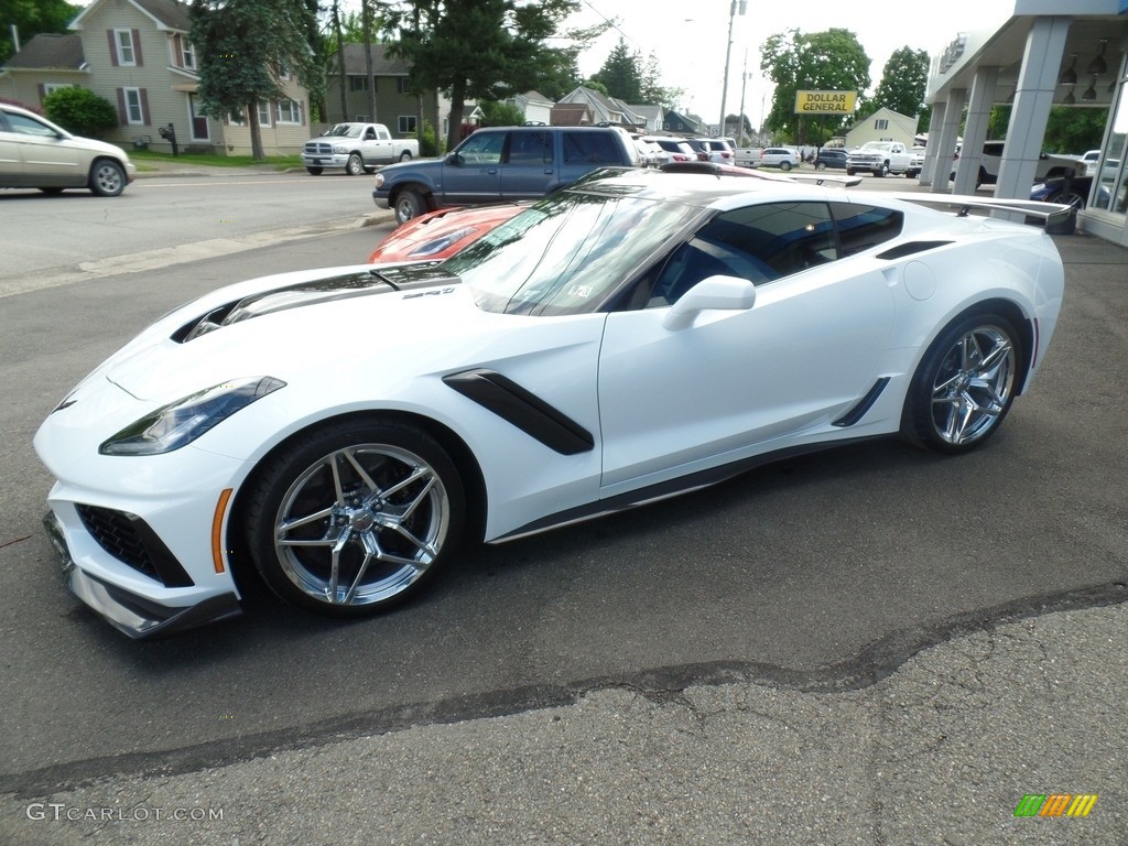 Arctic White 2019 Chevrolet Corvette ZR1 Coupe Exterior Photo #133728806