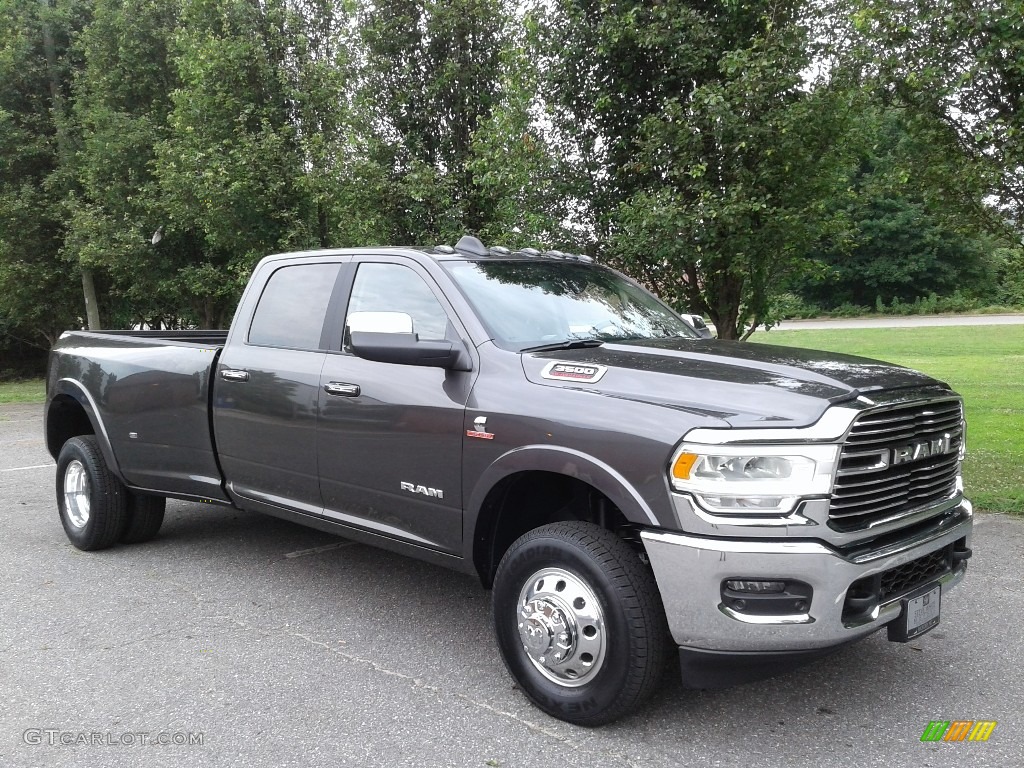 Granite Crystal Metallic 2019 Ram 3500 Laramie Crew Cab 4x4 Exterior Photo #133728989