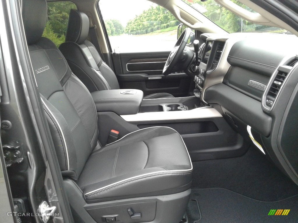 Black Interior 2019 Ram 3500 Laramie Crew Cab 4x4 Photo #133729241