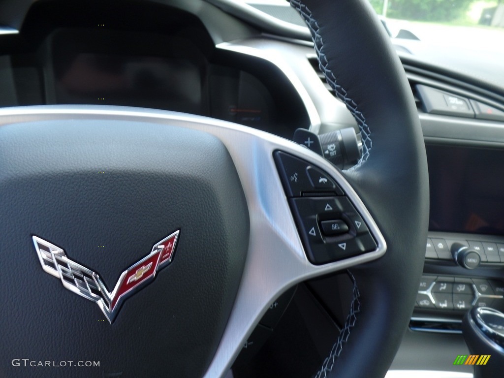 2019 Chevrolet Corvette ZR1 Coupe Black Steering Wheel Photo #133729265