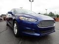 2016 Deep Impact Blue Metallic Ford Fusion SE  photo #12