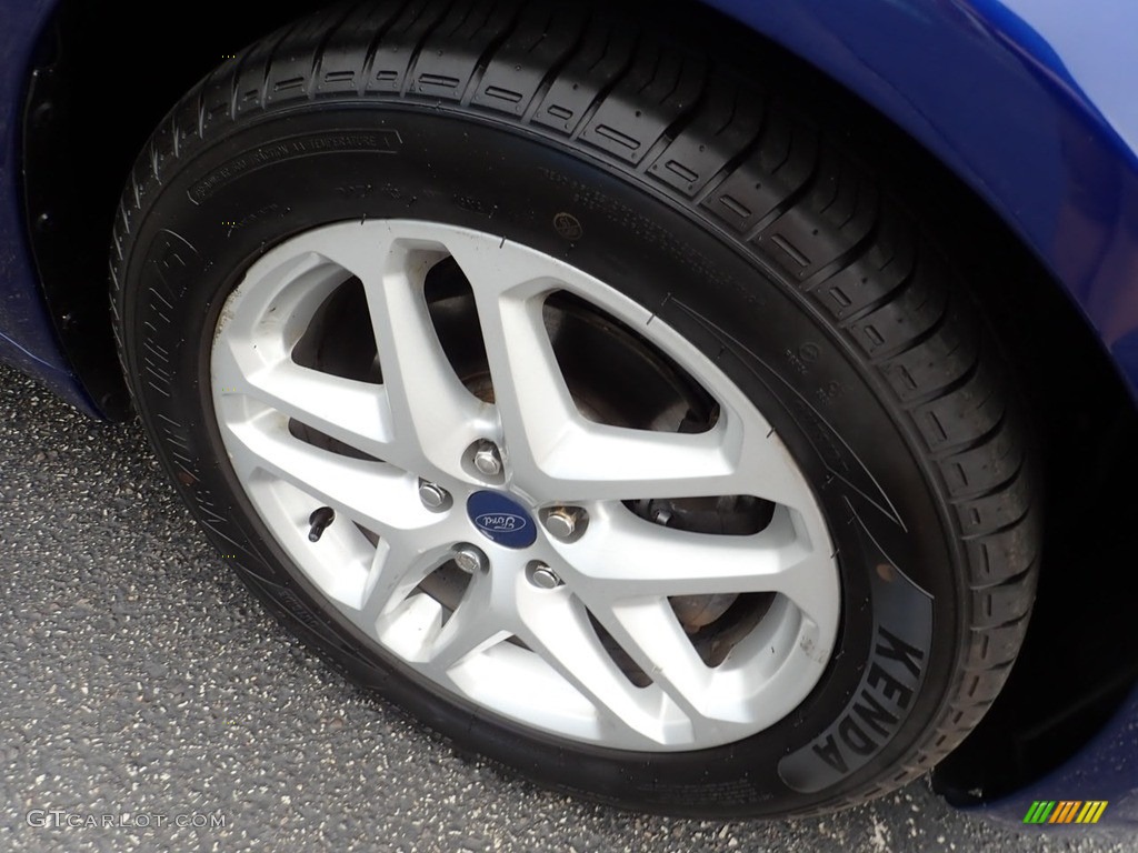 2016 Fusion SE - Deep Impact Blue Metallic / Charcoal Black photo #14