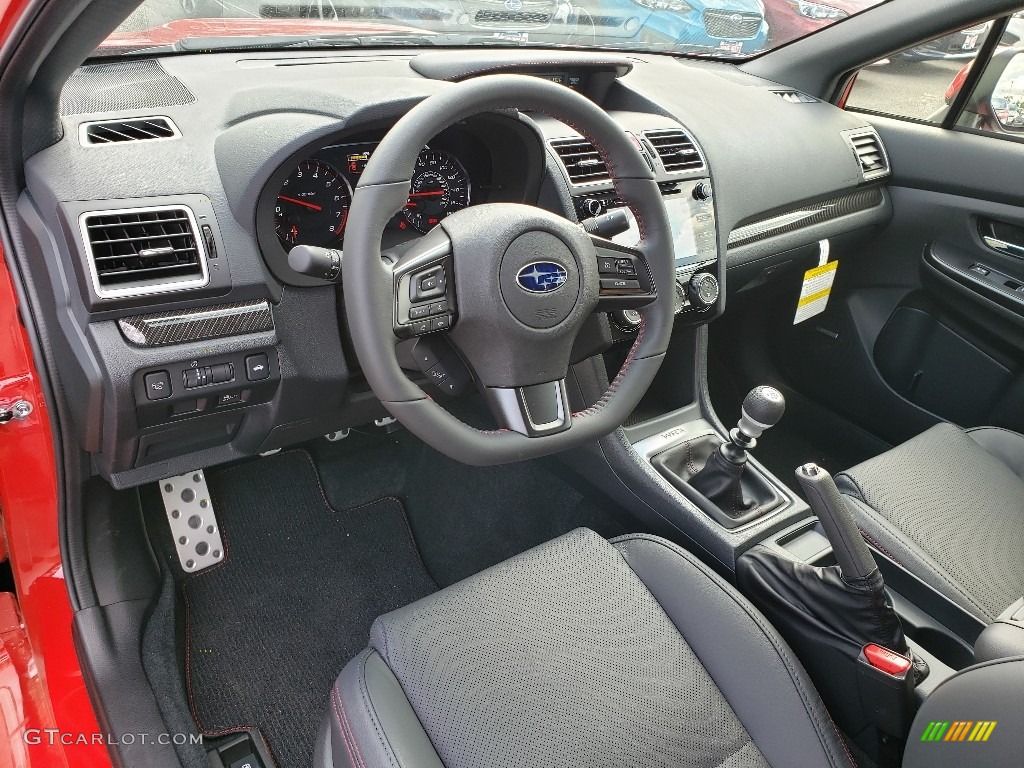 Carbon Black Interior 2019 Subaru WRX Limited Photo #133733321