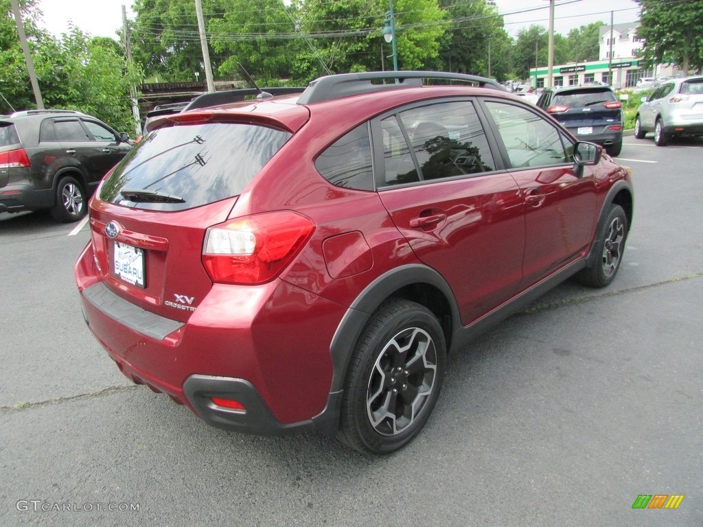 2015 XV Crosstrek 2.0i Premium - Venetian Red Pearl / Ivory photo #6