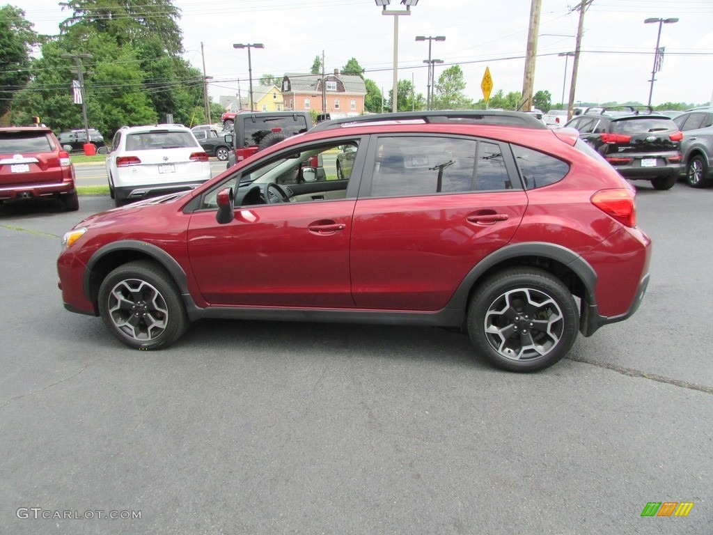 2015 XV Crosstrek 2.0i Premium - Venetian Red Pearl / Ivory photo #9