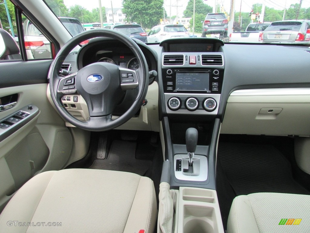 2015 XV Crosstrek 2.0i Premium - Venetian Red Pearl / Ivory photo #10