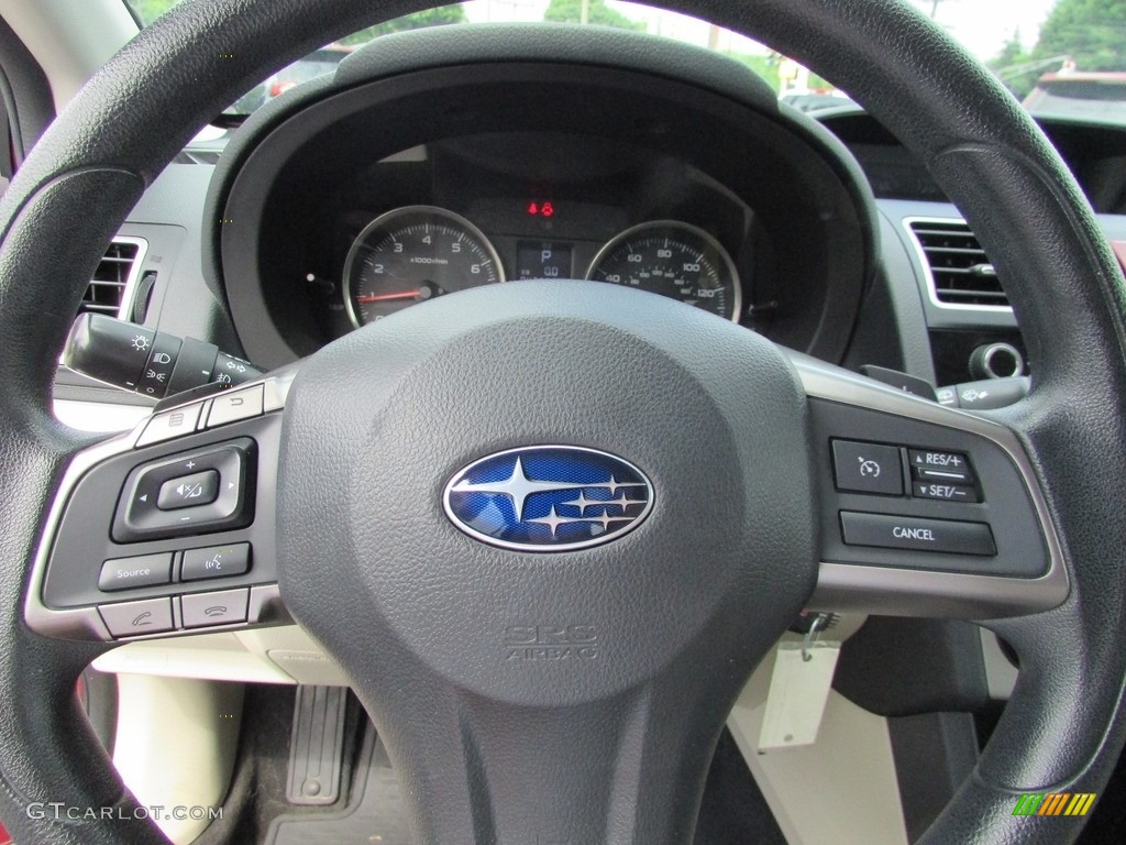2015 XV Crosstrek 2.0i Premium - Venetian Red Pearl / Ivory photo #11
